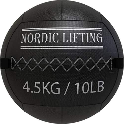 Nordic Lifting Slam Ball 20 lb pacote com bola de parede 10 lb
