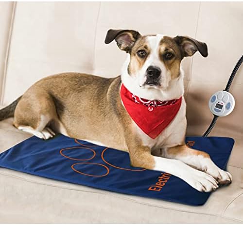 Cobertor de cachorro aquecido, leito de estimação à prova d'água, tapete de cobertor, almofada de aquecimento aquecida, temperatura ajustável automática