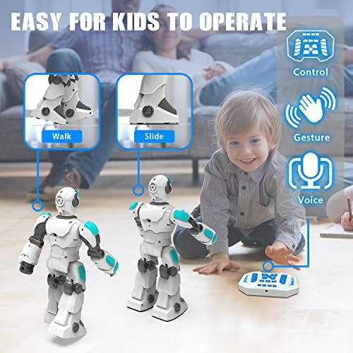 Brinquedo de cachorro de robô de controle remoto de ouro de ouro, 2,4 GHz de 2,4 GHz de robô inteligente robô de robô inteligente Robô de controle remoto para meninos e meninas
