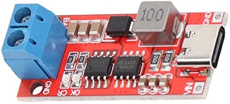 Módulo de carregador de bateria Raguso, ampla placa de carregamento de célula de compactação tipo C a 8.4a para substituição