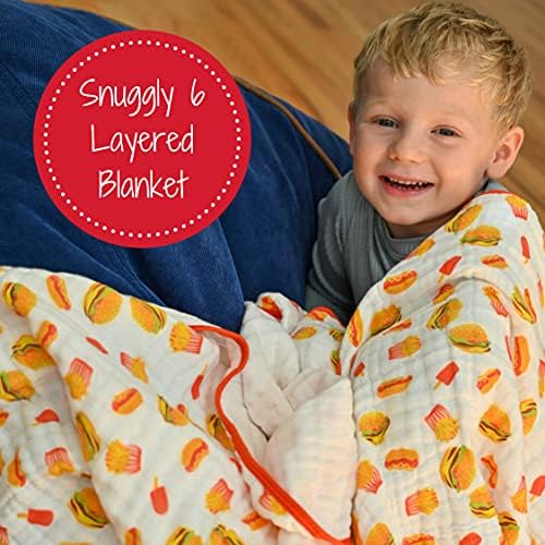 LOLLYBANKS MUSLIN QUILTS | Berçário algodão e cobertores de berço para meninos e meninas | Super macio e leve | Grande tamanho 47 x 47 para criança e garoto
