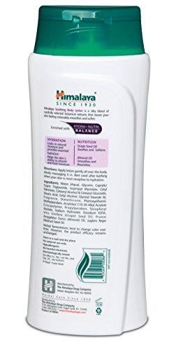 Himalaya Herbal Healthcare Songencing Body Loção para a pele seca, com sementes de uva e óleo de amêndoa, acalma e hidrata 13,53 oz