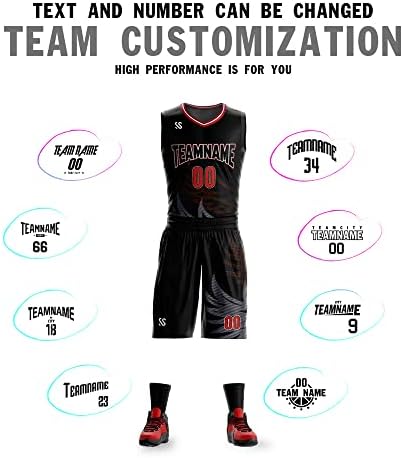Jersey de basquete masculino personalizada Conjunto do Hip Hop Sportswear Nome de impressão personalizado Número de tamanho grande