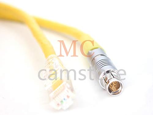 McCamstore 8pin a RJ45 Cabo de sinal Ethernet de 10 GB para Phantom V2640 V1840 V2512 V2012 V1612 V1212 Cabo de sinal de velocidade ultra-alta