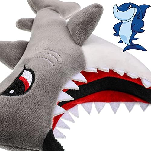 Deodari Shark Fand Band Shark Figurino para crianças com taco de tubarão para festa de festa de tubarão 1pc…