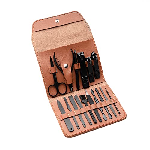 Conjunto de Clipper de unhas - Conjunto de manicure - 15 peças de aço inoxidável kit de manicure para o kit de pedicure