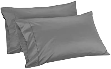 Linen Home 500 Fread Count King Prophase Conjunto | de travesseiros de algodão de longa duração | Brophases de luxo
