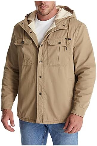 Jaqueta masculina Inverno, inverno Trendy Manga longa Coats ativos homens plus size gola alta