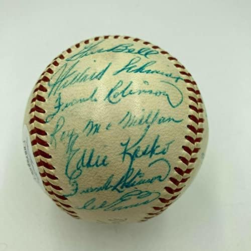 Bela Equipe de Cincinnati Reds de 1959 assinou a Liga Nacional Baseball JSA COA - Bolalls autografados