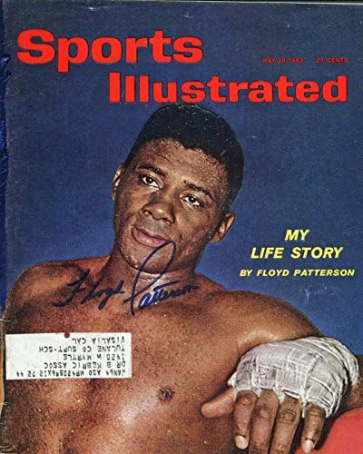 Floyd Patterson assinou a Sports Illustrated Magazine 28/05/1962 PSA/DNA COA V67424 - Revistas de boxe autografadas