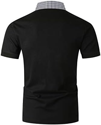 Camisas pólo de manga curta masculina de liupmwe com bolso slim fit spolid golf polo t camisetas