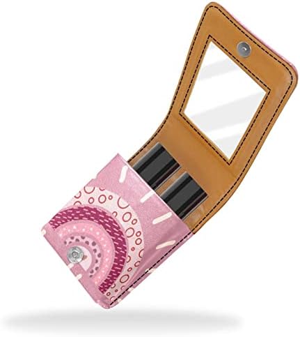 Caixa de batom Oryuekan com espelho bolsa de maquiagem portátil