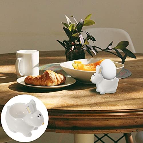 Suporte de utensílio de cabilock 3pcs bandeja de ovo de porcelana decoração de molho animal prato rack de cozinha