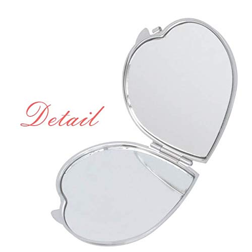 Face Love You Expression Mirror Travel Magnification Portable Handheld Makeup