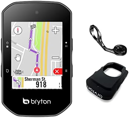 Bryton Rider S500E GPS Bike/Cycling Computer. Versão do mapa dos EUA. Tela sensível ao toque colorida, mapas e navegação,