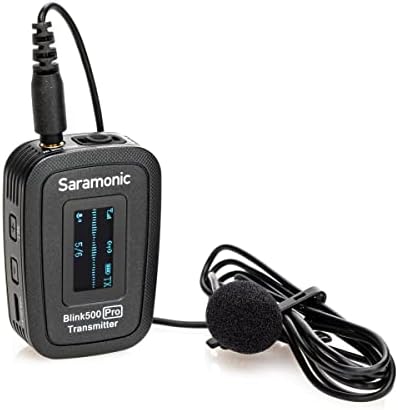 Saramonic Advanced 2,4 GHz Sistema de Microfone sem fio de 2 pessoas com Lavaliers & Lightning Receiver para Apple iPhone &