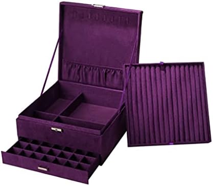 Uxzdx cujux jóia caixa de anel de anel de colar brezeiro caixa de armazenamento caixa de jóias caixa de jóias caixa de presentes