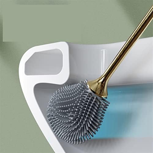 Zukeems pincel higiênico pincel de taco de gola vaso sanitário de canto do vaso sanitário limpeza de escova de vaso sanitário de longa