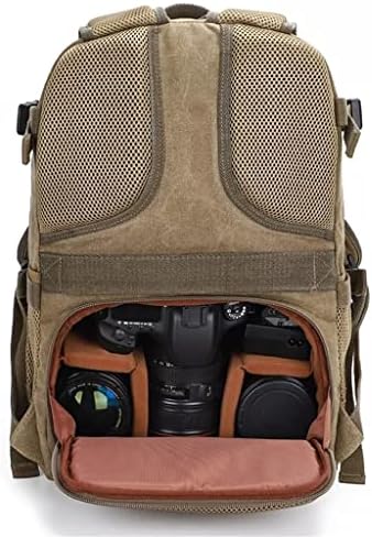 Câmera Sdewfg Retro Impermeável Bolsa de Baga de Bolsa de Roda de Backpack Fit Fit Fit 15.4in Laptop Casual Casual Homens