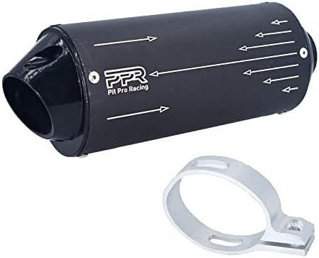 O tubo de ponta do silenciador de escape de moto de 38 mm cabe para 50cc 110 125cc 150cc 160cc de pit bike de bicicleta de bicicleta