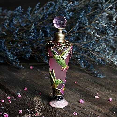Yu Feng Hummingbird Flor Garrafas de perfume vazio Decorativo Decorativo Decorativo Garrafa de Perfume de Vidro de Vidro Reabastecido