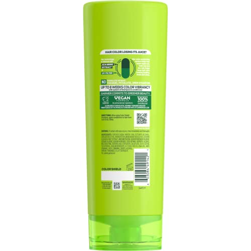 Garnier Fructis Color Shield Anti-Fade Condicionador para cabelos tratados com cores, 12 fl oz, 1 contagem