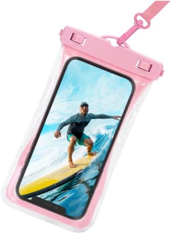 Urbanx Universal Waterperperme Poupes Bolsa Caso de celular de bolsa seca projetada para Vivo X20 para todos os outros smartphones de até 7 - Pink