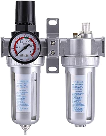 Regulador de filtro do compressor de ar, separador de limpador de armadilhas de água de 3/8 '