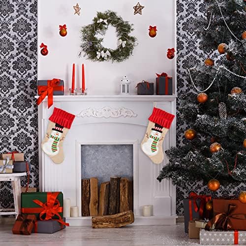 Presentes de doces meias de lareira personalizada meia decorações de casa de Natal e acessório de festa para crianças da