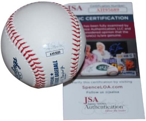 Parker Meadows assinou o prospecto OML Baseball JSA COA AH95689 - Bolalls autografados