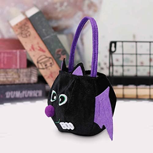 #62CV7S Decorações de Halloween Bolsa de doces infantil criativa