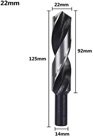 Conjunto de broca de peças xmeifei Conjunto de broca de 14 mm de haste reduzida broca de haste 14/16/18/20/22/20mm