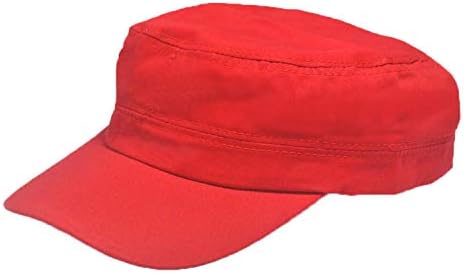 ANDONGNYWELL UNISSISEX Cotton Hat Military Caps Vintage Capinho liso Capinho de beisebol ajustável Chapéus solares