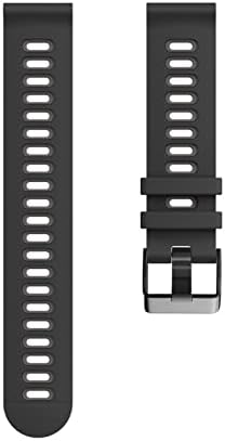 TTUCFA Smart Watch Strap para Garmin Venu 2 Plus Band Venu/Venu2 Forerunner 245 645 Banda de vigilância Silicone 20 22mm Cinturão
