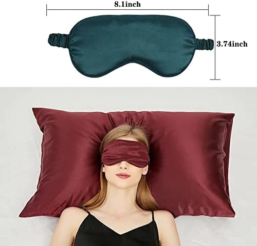 14pcs Sleep Eyks Máscaras de olho macio para olhos de cetim de cetim de olho de olhos com cinta elástica para homens homens