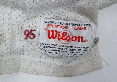 1995 San Francisco 49ers William Floyd 40 Jogo emitido White Jersey 46 DP30232 - Jerseys de Jerseys usados ​​na NFL não assinada