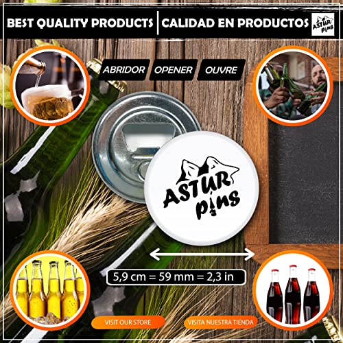 ASTUR PINS - Abridor de garrafas Tolkmicko Bat de armas Świętokrzyskie Voivodeship Polônia - abridor de cerveja de garrafa, presentes originais, presentes originais para homens, presentes para amigos, abridor de latas, aparelhos de cozinha