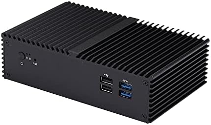 Inuomicro 5G Mini PC G6412L4 Intel Celeron J6412, 2,0GHz 16GB DDR4 512GB SSD com Wi -Fi, 4 LAN, Ponto de Firewall do Router