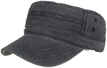 Chapéus de festa para adultos Design Projeto lavado Cadete militar Cap Vintage Caps Caps de top liso Caps para correr