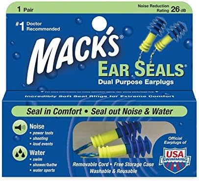 Mack de mack focas de dupla fins de fins de ouvido 1 par