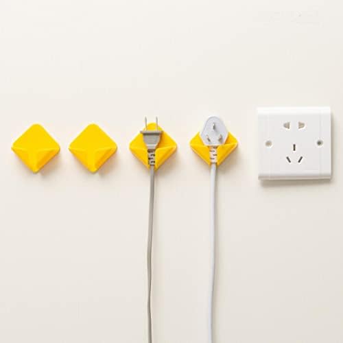 LuckyMeet Plug gancho transparente pasta de cozinha de cozinha de armazenamento rack amarelo