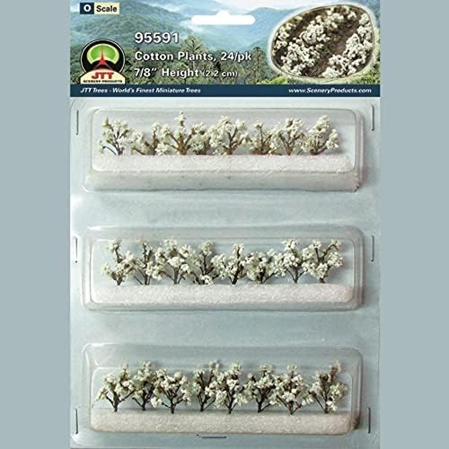 JTT Cenário de algodão Plantas, escala O. 24/pk