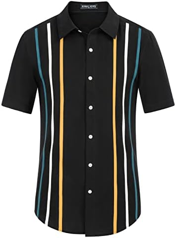 PJ Paul Jones Mens camisas de boliche vintage