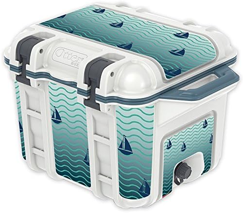 MightySkins Skin Compatível com OtterBox Venture 25 qt Cooler - Sailing Smoothing | Tampa protetora, durável e exclusiva do encomendamento