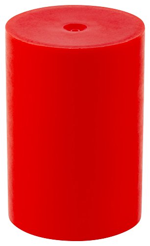 CAPLUGS 99191275 Tampa de manga de plástico para extremidades do tubo. SC-25/32, PE-LD, CAP ID .781 Comprimento 1,00, vermelho