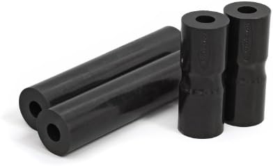 Daystar, rolos de corda preta de poliuretano para rolos de guincho Fairleads, se encaixa na maioria dos 8k lb a 12,5k lb guinchos, Ku70054bk, feitos na América