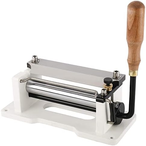 Máquina de divisor de esquip de couro manual DIY com alça de lâmina Premium descascando o dispositivo de divisão de divisão max width