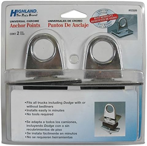 Highland Chrome Universal Anchor Point Set - 2 peças