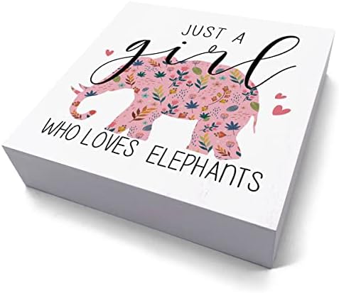 Presentes engraçados de elefante para elefante para mulheres decoração de mesa caixa de madeira plata