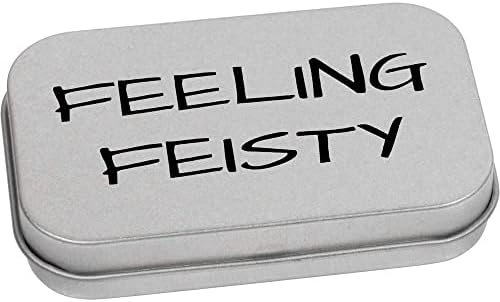 Azeeda 'Feeling Feisty' Metal Articled Stationery Tin/Storage Box
